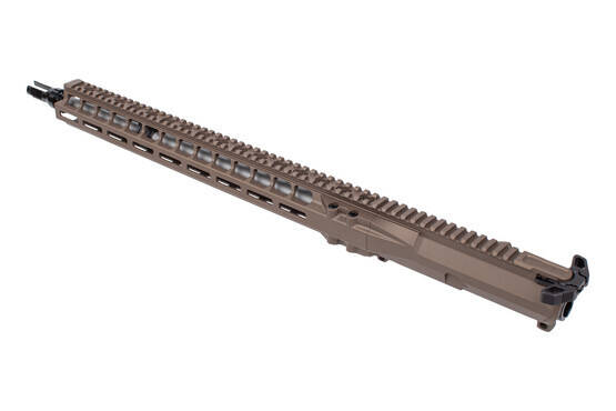 Radian Weapons Model 1 .223 Wylde AR-15 Complete Upper - 17.5" - Radian Brown features a Radian charging handle
